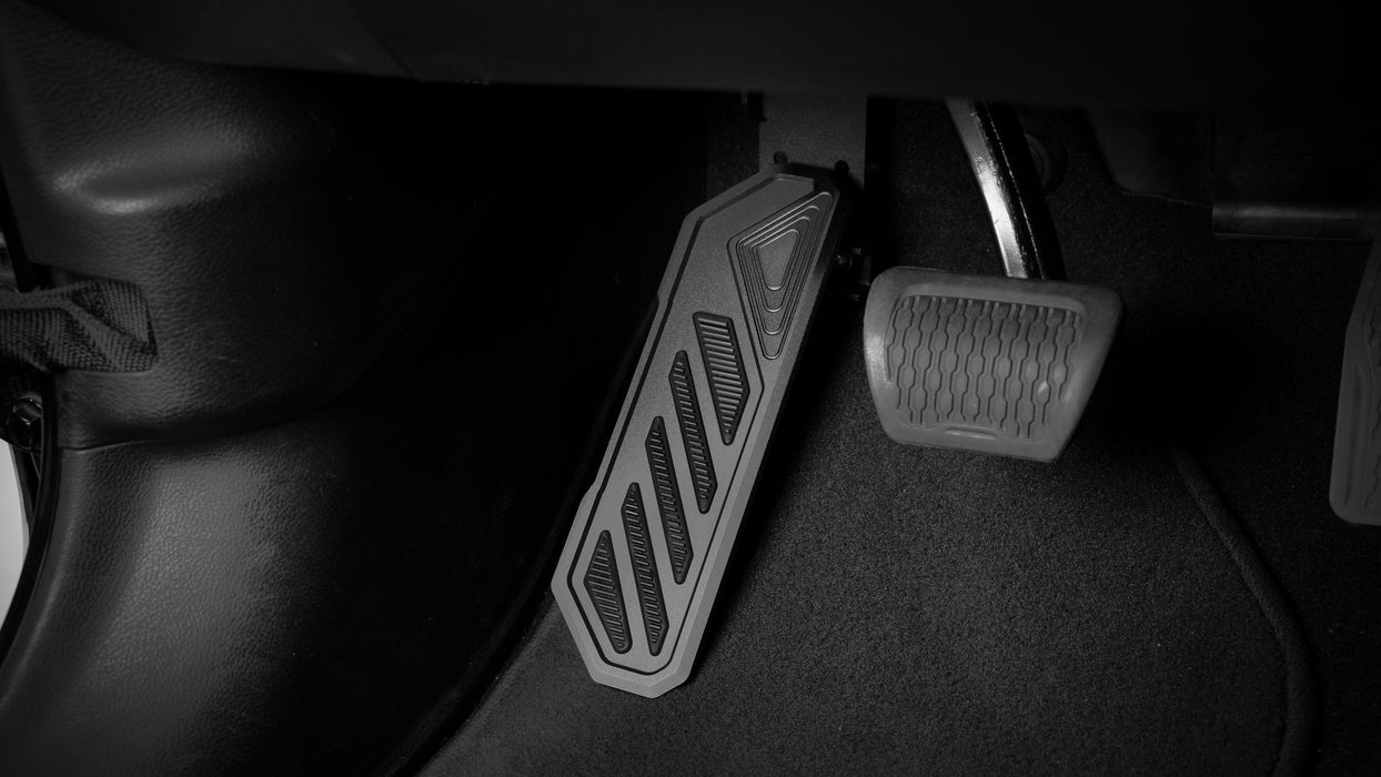 Dead Pedal Foot Rest Pad For Jeep Wrangler JK JL 4XE JT Gladiator 18-25