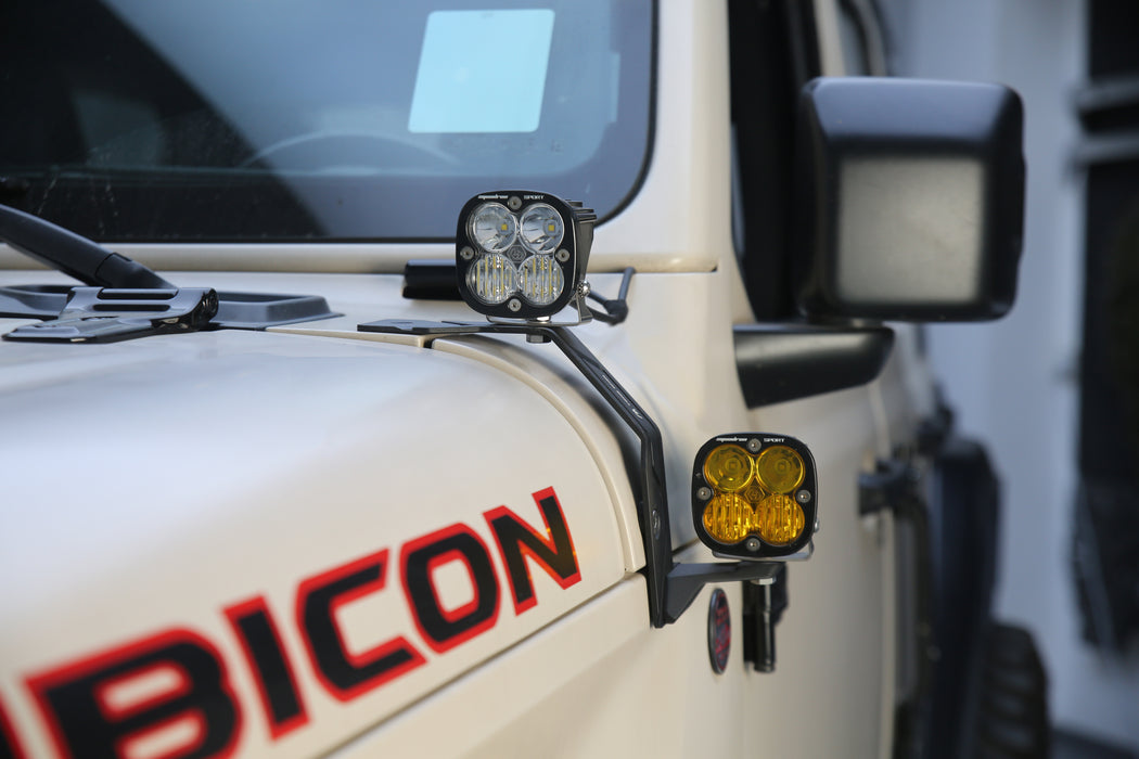 Dual A-Pillar Light Mounting For Jeep Wrangler JL  4XE Jeep Gladiator