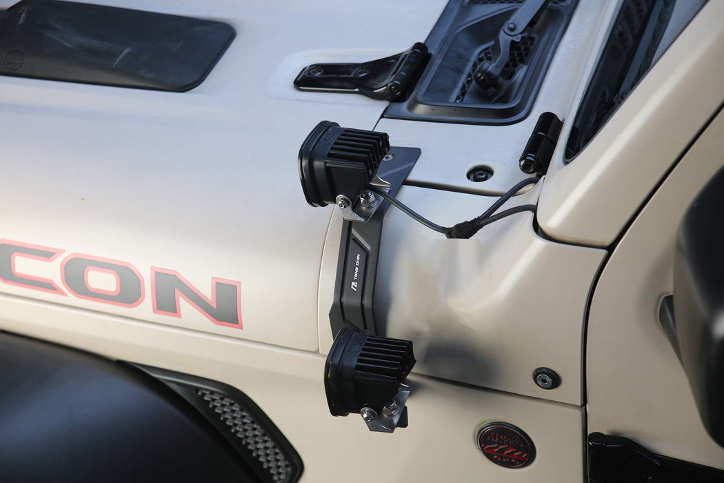 Dual A-Pillar Light Mounting For Jeep Wrangler JL  4XE Jeep Gladiator