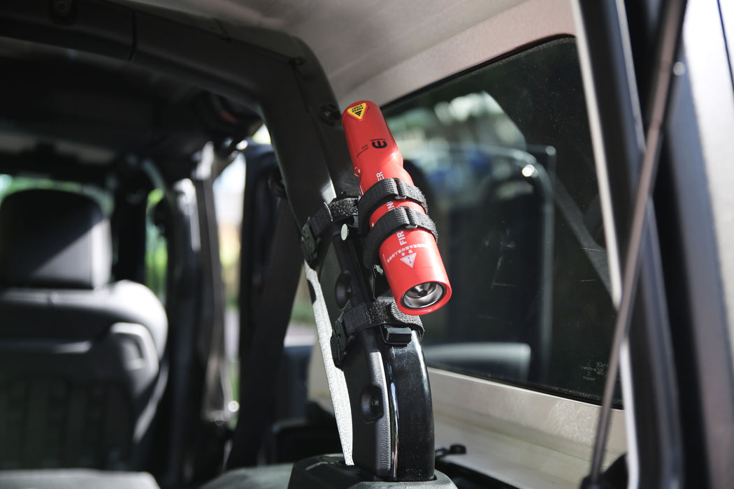 Fire Extinguisher Mount For Jeep Wrangler JK JL JT Gladiator