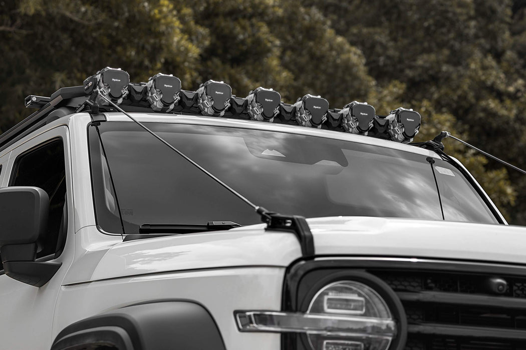 Tequsion Monster 1 White 7 Pods Light Bar Combo