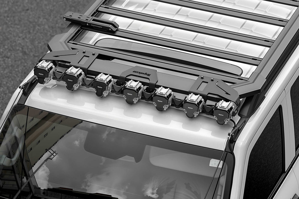 Tequsion 5 Pods Light Bar Combo White LED Pod Light
