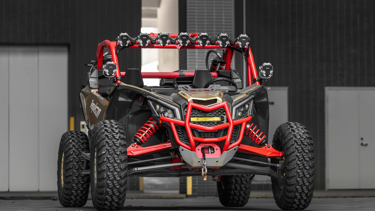 Tequsion 5 Pods Light Bar Combo White LED Pod Light
