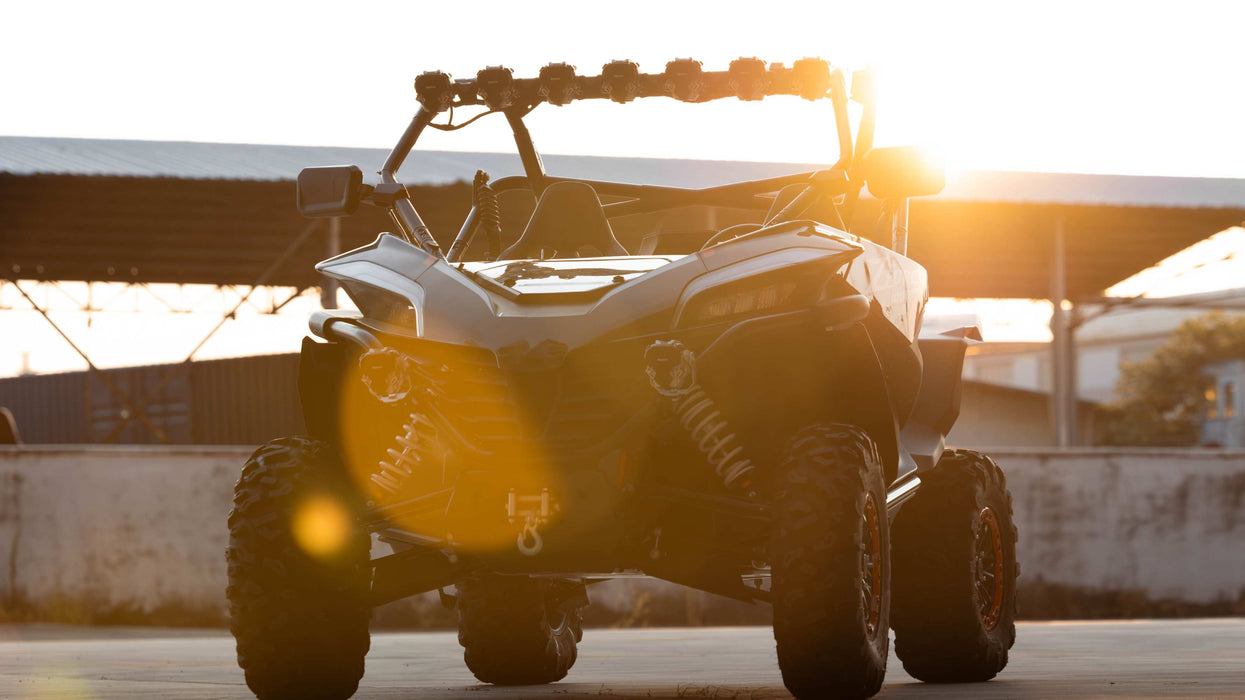 Tequsion Monster 1 Yellow 3 Pods Light Bar Combo
