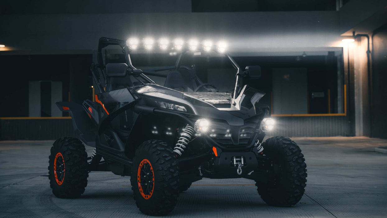 Tequsion Monster 1 White 7 Pods Light Bar Combo