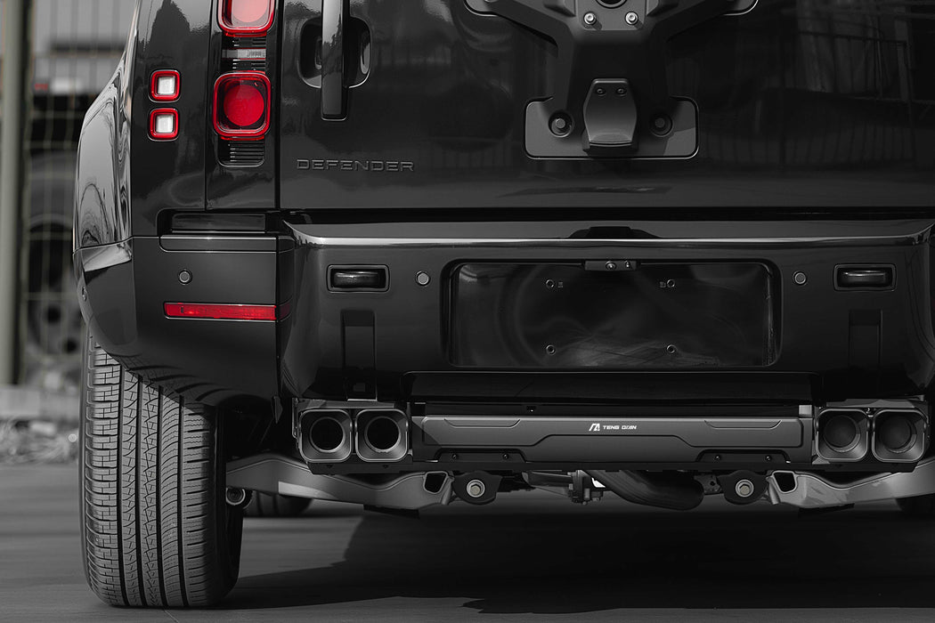 Aluminum Alloy Car Exhaust Tip Kit Exhaust Muffler Nozzle Tail Pipe for Land Rover Defender 90 110 130