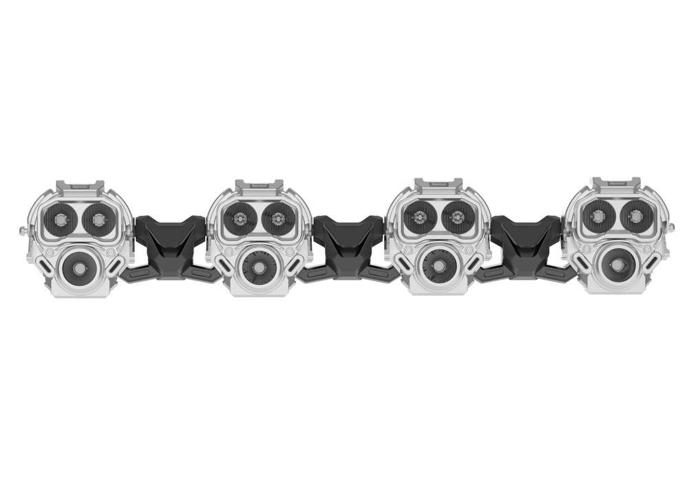 Tequsion Monster 1 4 Pods Light Bar Combo Universal White DRL LED Pod Light 73W Per Light IP68 Waterproof Off Road Accessories