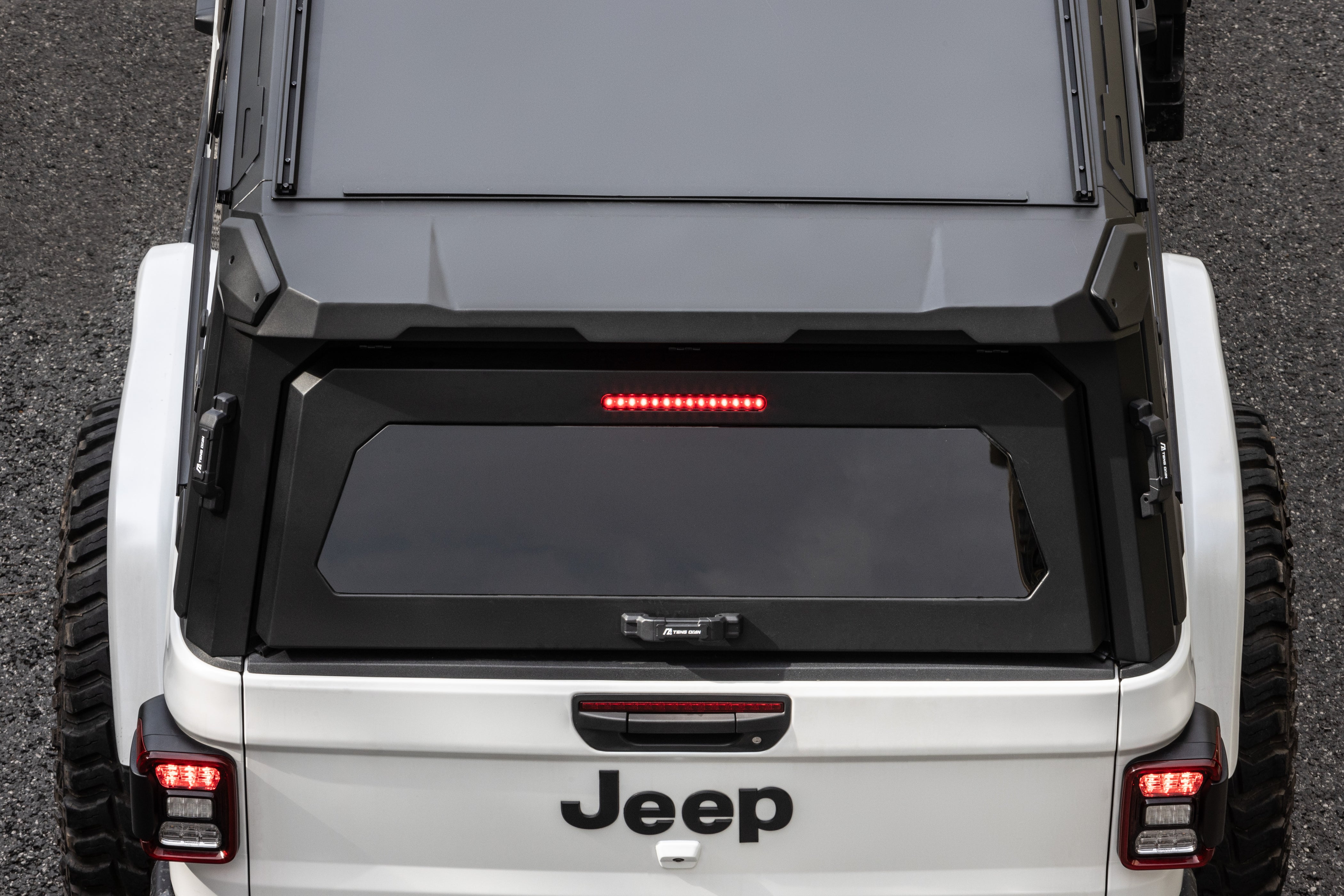 Promo Jeep Shell TENGQIAN Waterproof CNC Aluminum Alloy Truck Shell Canopy For Jeep Gla ...