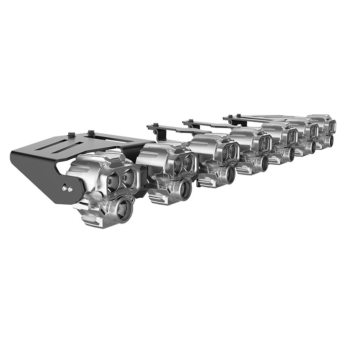 Tequsion Monster 1 7 Pods Light Bar Bracket Suitable in Roof Rack Light Mounting Bracket for 7 Pods