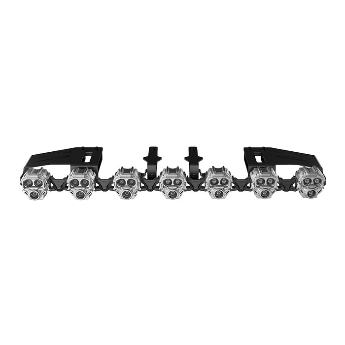 Tequsion Monster 1 7 Pods Light Bar Bracket Suitable in Roof Rack Light Mounting Bracket for 7 Pods