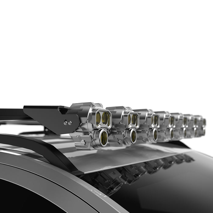 Tequsion Monster 1 7 Pods Light Bar Bracket Suitable in Roof Rack Light Mounting Bracket for 7 Pods